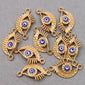 lucky eye pendant 16 types 6 pieces  eyes Diy jewelry accessories elwady1