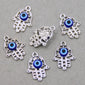 lucky eye pendant 16 types 6 pieces  eyes Diy jewelry accessories elwady1