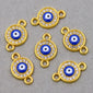 lucky eye pendant 16 types 6 pieces  eyes Diy jewelry accessories elwady1