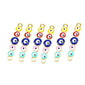 lucky eye pendant 16 types 6 pieces  eyes Diy jewelry accessories elwady1