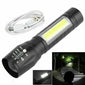 Flashlight Strong Light Rechargeable Zoom elwady1