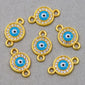 lucky eye pendant 16 types 6 pieces  eyes Diy jewelry accessories elwady1